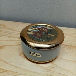 24k Trinket Dish With Lid